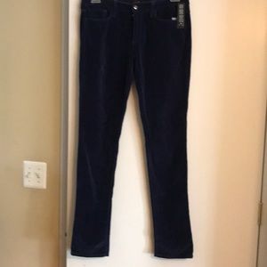 Joes Jeans size 31 blue velvet skinny